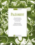 Couverture du livre « Paléorient t.32-1 » de  aux éditions Cnrs