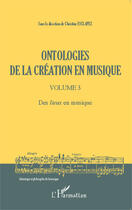 Couverture du livre « Ontologies de la création en musique t.3 ; des lieux en musique » de Christine Esclapez aux éditions Editions L'harmattan