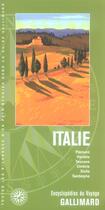 Couverture du livre « Italie ; Piémont, Vénétie, Toscane, Ombrie, Sicile, Sardaigne » de Collectif Gallimard aux éditions Gallimard-loisirs