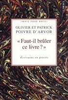 Couverture du livre « 