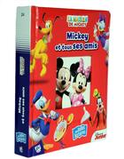 Couverture du livre « La maison de Mickey : Mickey et tous ses amis ; mes belles histoires » de Disney aux éditions Pi Kids