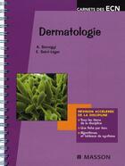 Couverture du livre « Dermatologie » de Alexandre Somogyi aux éditions Elsevier-masson