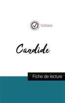 Couverture du livre « Candide de Voltaire ; fiche de lecture et analyse complète de l'oeuvre » de  aux éditions Comprendre La Litterature