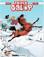 Couverture du livre « Triple galop Tome 4 » de Benoit Du Peloux aux éditions Bamboo