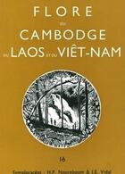 Couverture du livre « Flore du Cambodge, du Laos et du Vietnam Tome 16 : symplocaceae » de Jules E. Vidal et H.P Noteboom aux éditions Mnhn