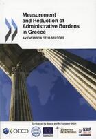 Couverture du livre « Measurement and Reduction of Administrative Burdens in Greece » de Ocde aux éditions Ocde