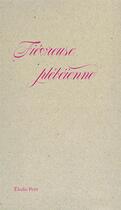 Couverture du livre « Fiévreuse plébeienne » de Elodie Petit aux éditions Editions Du Commun