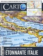 Couverture du livre « Carto n 57 etonnante italie - janvier/fevrier 2020 » de  aux éditions Carto