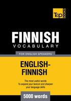 Couverture du livre « Finnish vocabulary for English speakers - 5000 words » de Andrey Taranov aux éditions T&p Books