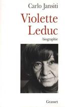 Couverture du livre « Violette Leduc » de Jansiti-C aux éditions Grasset Et Fasquelle