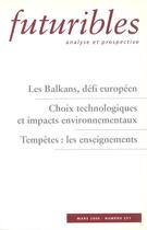 Couverture du livre « Futuribles n° 251 - mars 2000 : Les balkans, défi européen » de Fabry/Hassner/Beraud aux éditions Futuribles