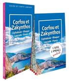 Couverture du livre « Corfou et zakynthos. cephalonie, ithaque, leucade, paxos (guide et carte laminee) » de  aux éditions Expressmap