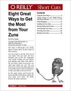 Couverture du livre « Eight great ways to get the most from your Zune » de Erica Sadun aux éditions O Reilly