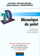 Couverture du livre « Td de mecanique du point » de Christian Biet aux éditions Dunod