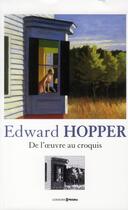 Couverture du livre « Edward Hopper ; de l'oeuvre au croquis » de Deborah Lyons aux éditions Prisma