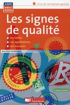 Couverture du livre « Signes de qualité » de Jean-Paul Combenegre aux éditions France Agricole