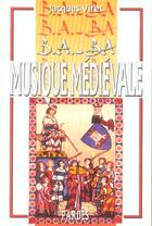 Couverture du livre « Musique médiévale » de Jacques Viret aux éditions Pardes