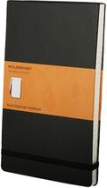 Couverture du livre « Bloc-notes ligne - grand format - couverture rigide noire » de Moleskine aux éditions Moleskine