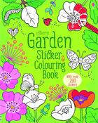 Couverture du livre « Garden sticker & colouring book » de Felicity Brooks aux éditions Usborne