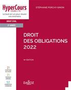 Couverture du livre « Droit des obligations (édition 2022) » de Stephanie Porchy-Simon aux éditions Dalloz