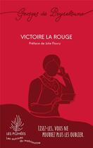 Couverture du livre « Victoire la rouge » de Georges De Peyrebrune aux éditions Talents Hauts