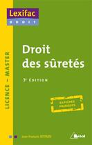 Couverture du livre « Droit des suretés (3e édition) » de Jean-Francois Riffard aux éditions Breal