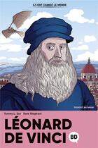 Couverture du livre « Léonard de Vinci en BD » de Tammy L. Enz et Dave Shephard aux éditions Bayard Jeunesse