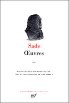 Couverture du livre « Oeuvres t.3 » de Donatien-Alphonse-Francois De Sade aux éditions Gallimard