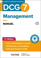 Couverture du livre « DCG 7 - Management - Manuel - 3e éd. » de Sabine Separi et Kevin Herlem et Morgane Le Breton aux éditions Dunod