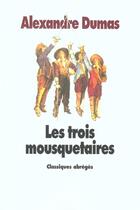 Couverture du livre « Les trois mousquetaires » de Dumas/Noel aux éditions Ecole Des Loisirs