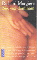 Couverture du livre « Sex Vox Dominam » de Richard Morgieve aux éditions Pocket