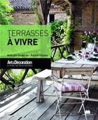 Couverture du livre « Terrasses à vivre » de Nathalie Soubiran et Karine Villame aux éditions Massin