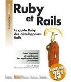 Couverture du livre « Ruby et Rails ; le guide ruby des développeurs rails » de Waterside Production aux éditions Pearson