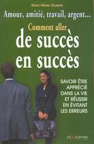 Couverture du livre « Comment Avoir Du Succes » de Pierre-Olivier Chanez aux éditions Axiome