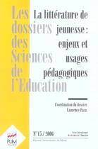 Couverture du livre « Litterature de jeunesse a l'ecole » de  aux éditions Pu Du Midi