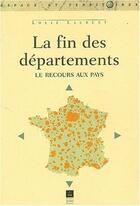 Couverture du livre « FIN DES DEPARTEMENTS » de Pur aux éditions Pu De Rennes