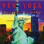 Couverture du livre « New york couleurs du soir calendrier mural 2020 300 300 mm square - serie de 12 tableaux sur le th (édition 2020) » de Sudpastel K.A. aux éditions Calvendo