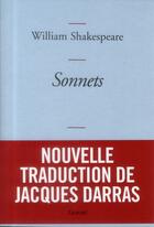 Couverture du livre « Sonnets » de William Shakespeare aux éditions Grasset