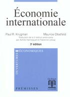 Couverture du livre « Economie internationale » de Krugman/Paul aux éditions De Boeck