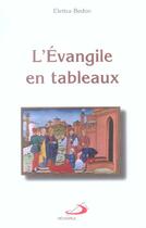 Couverture du livre « L'evangile en tableaux » de Elettra Bedon aux éditions Mediaspaul