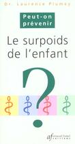 Couverture du livre « Le surpoids de l'enfant » de Plumey aux éditions Arnaud Franel