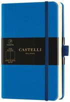Couverture du livre « Carnet aquarela poche uni bleu roi » de Castelli aux éditions Castelli Milano