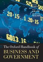 Couverture du livre « The Oxford Handbook of Business and Government » de David Coen aux éditions Oup Oxford