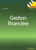 Couverture du livre « Gestion Financiere » de Lionel Honore aux éditions Nathan