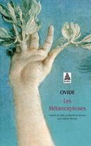 Couverture du livre « Les métamorphoses » de Ovide aux éditions Actes Sud