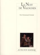 Couverture du livre « La nuit de Valognes » de Éric-Emmanuel Schmitt aux éditions Actes Sud