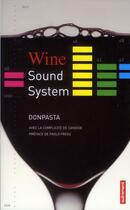 Couverture du livre « Wine sound system » de Don Pasta aux éditions Autrement