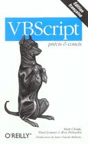 Couverture du livre « O'reilly vbscript prec.conc. » de Childs aux éditions O Reilly France