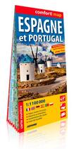 Couverture du livre « Espagne et portugal 1/1m1 (carte laminee grand for » de  aux éditions Expressmap