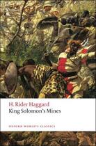 Couverture du livre « King Solomon's Mines » de Haggard H Rider aux éditions Oup Oxford